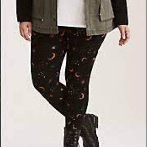Torrid SKETCHED STAR PRINT FULL LENGTH LEGGINGS